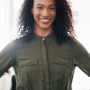 Woman Standing Confidently