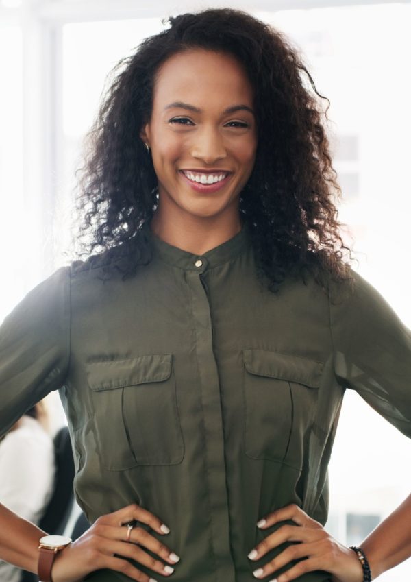 Woman Standing Confidently